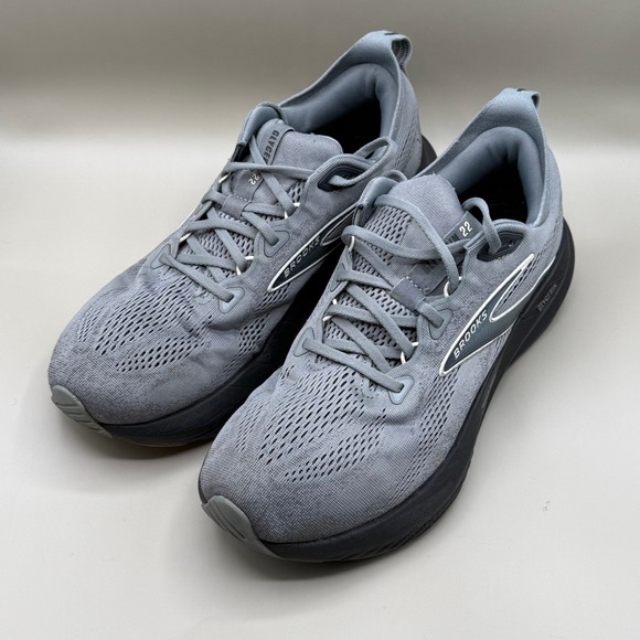 Brooks Glycerin 22 Mens Grey Running Shoes Road Athletic Sneakers Size 10 - Picture 2 of 7